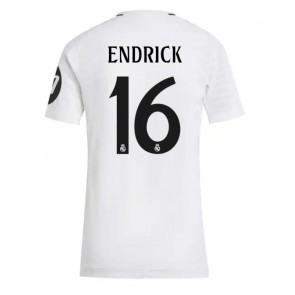 Real Madrid Endrick #16 Hemmatröja Kvinnor 2024-25 Kortärmad